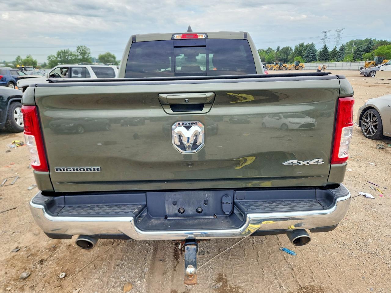 2021 Ram 1500 Big Horn/lone Star Green vin: 1C6SRFFT8MN773432