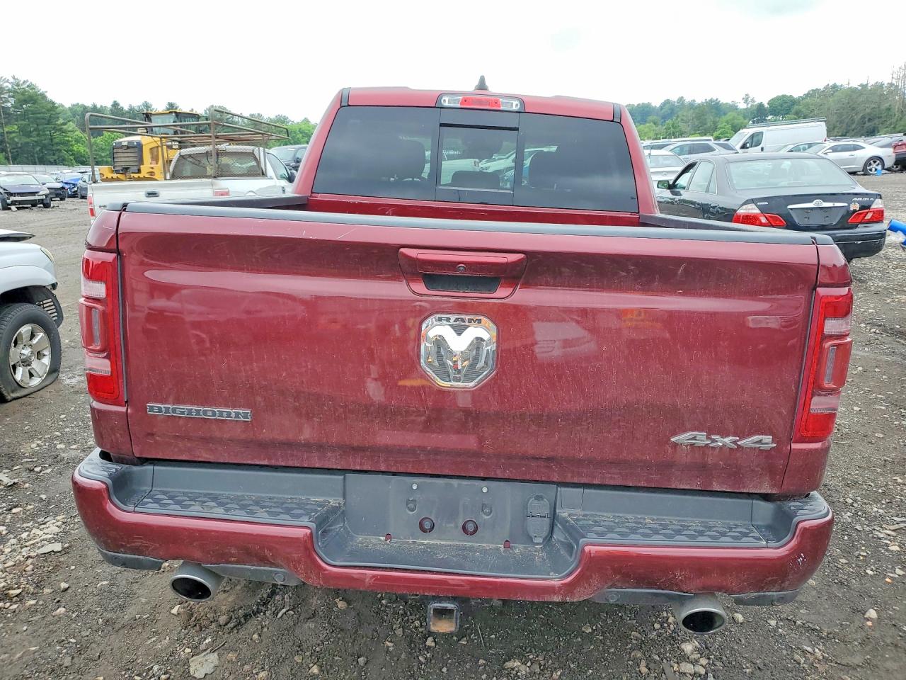 2021 Ram 1500 Big Horn Красный vin: 1C6SRFFTXMN536330