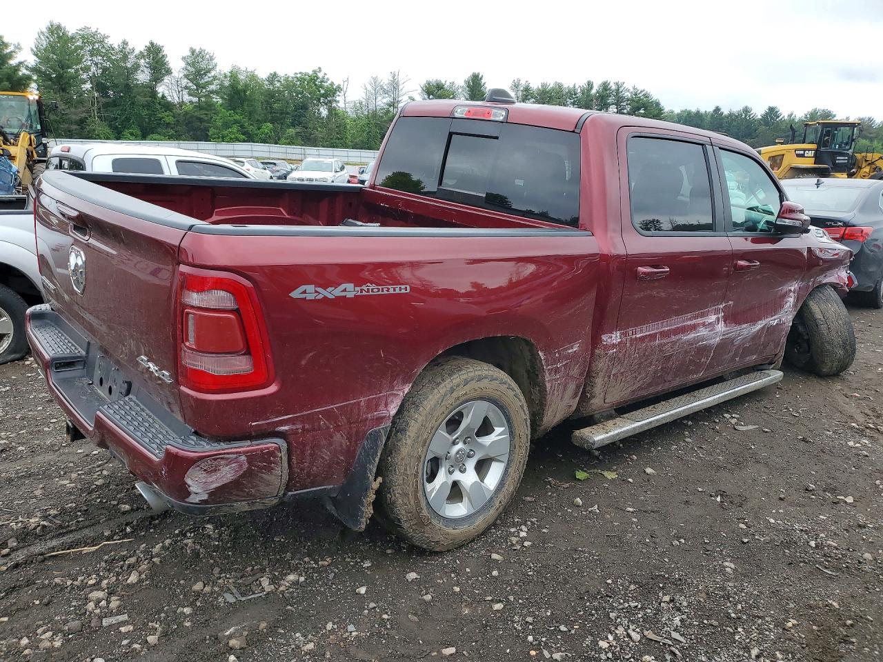 2021 Ram 1500 Big Horn Красный vin: 1C6SRFFTXMN536330