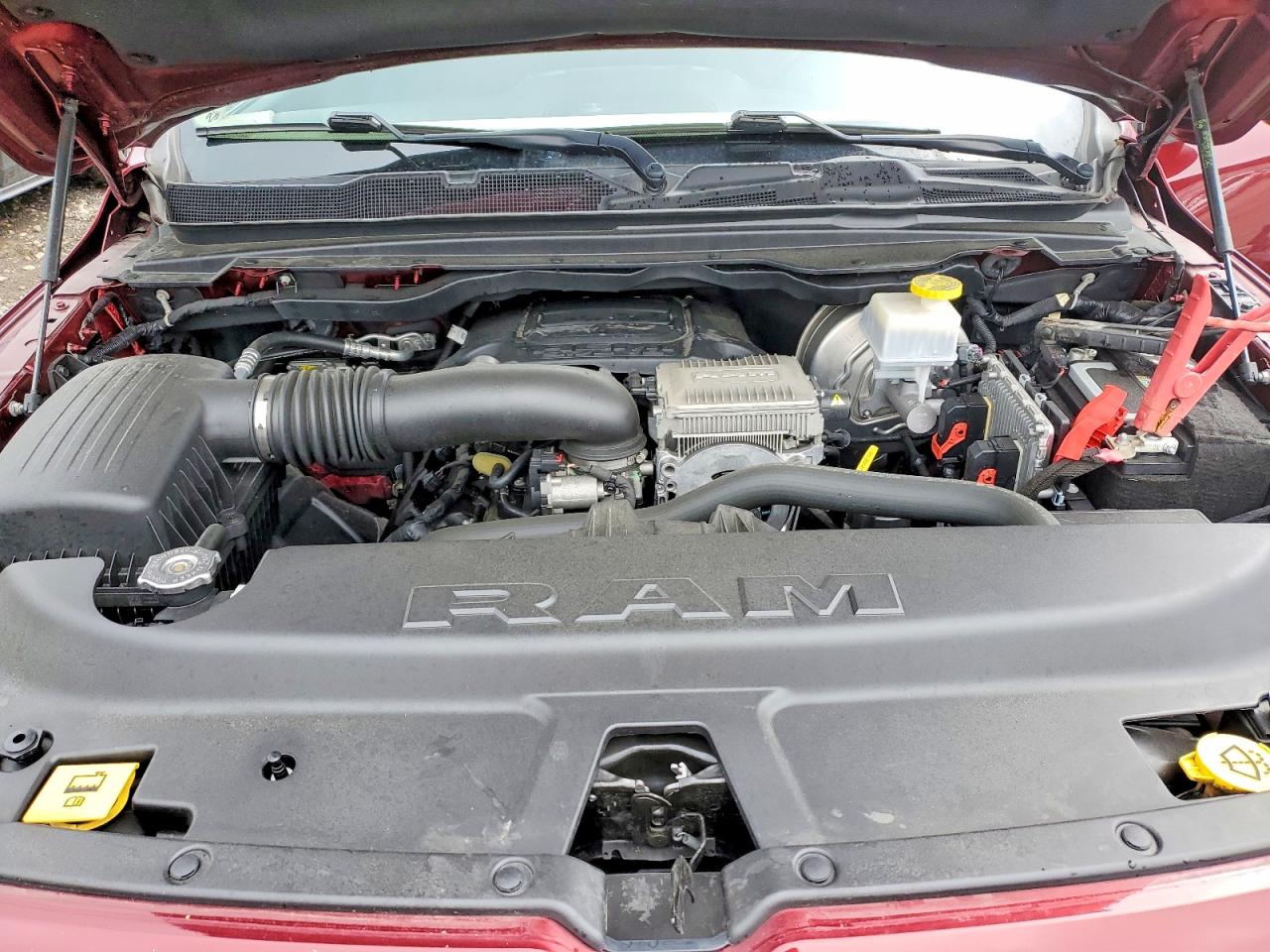 2021 Ram 1500 Big Horn Красный vin: 1C6SRFFTXMN536330