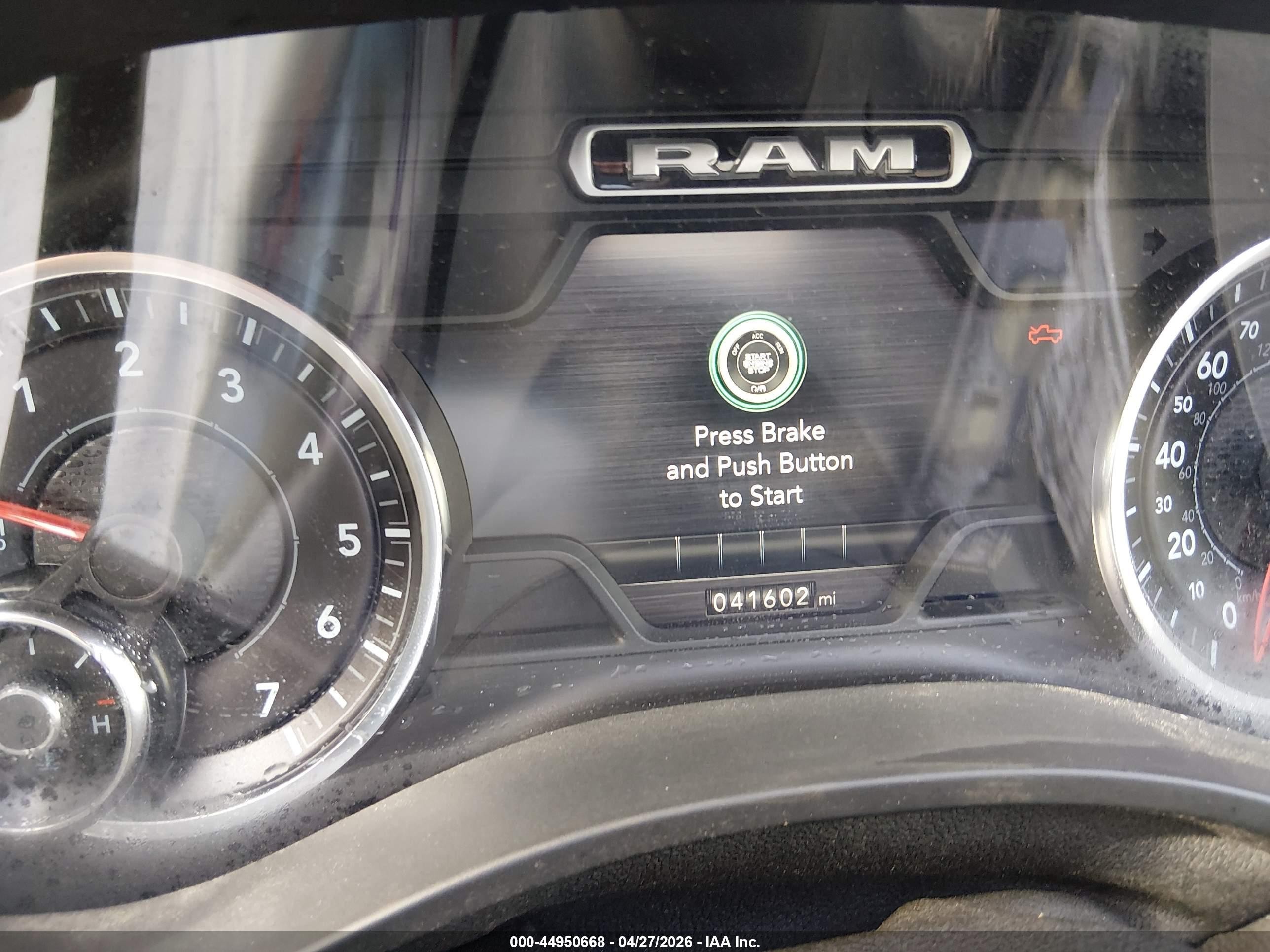 2021 Ram 1500 Big Horn  4x4 5'7 Box Gray vin: 1C6SRFFTXMN759743
