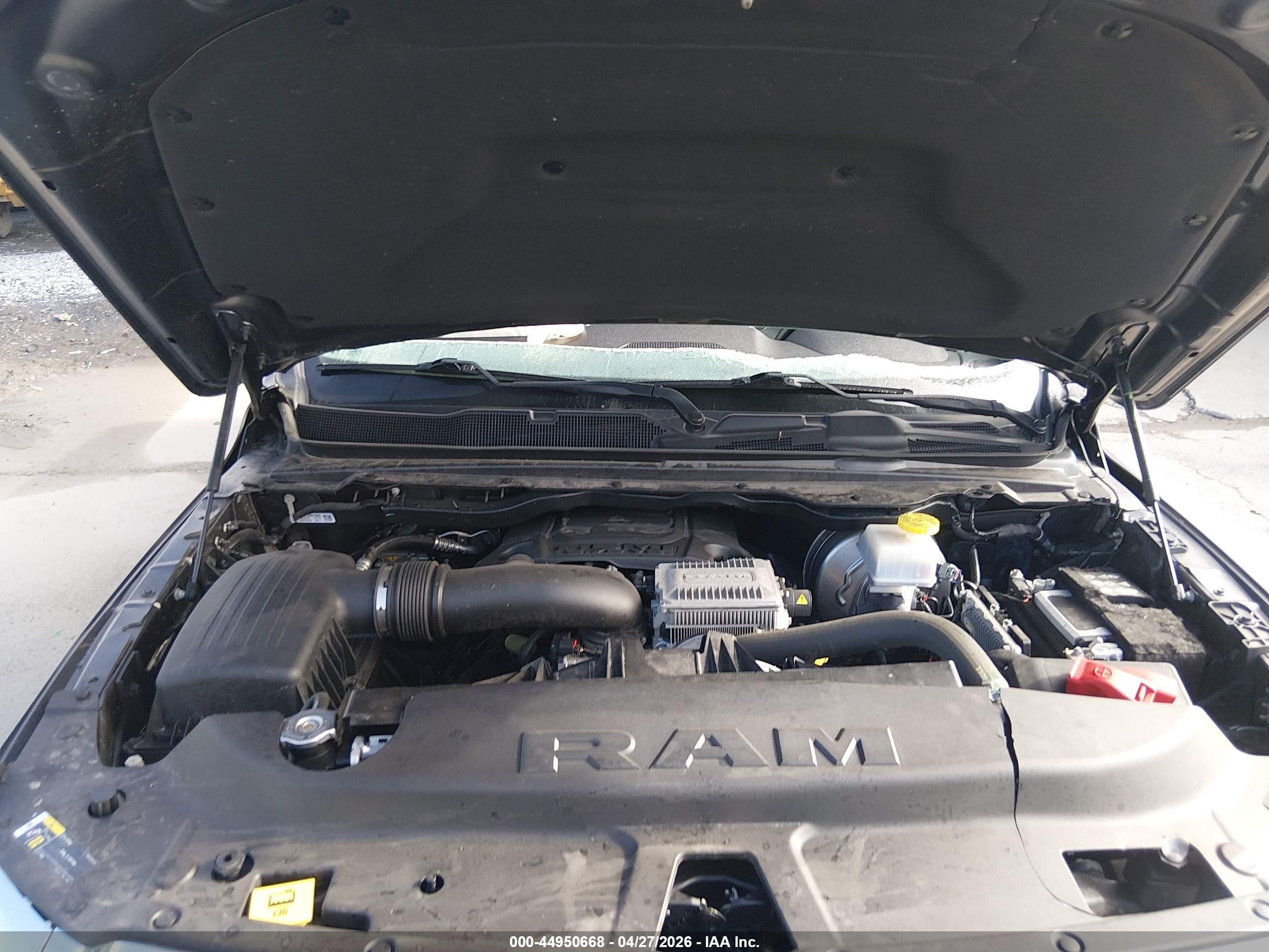 2021 Ram 1500 Big Horn  4x4 5'7 Box Gray vin: 1C6SRFFTXMN759743