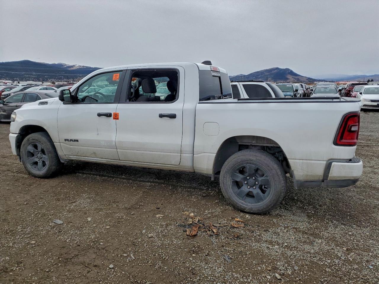2025 Ram 1500 Tradesman White vin: 1C6SRFGP8SN701130