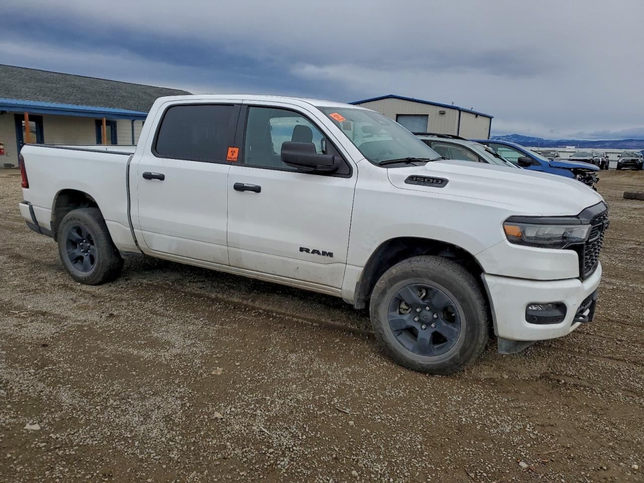2025 Ram 1500 Tradesman White vin: 1C6SRFGP8SN701130
