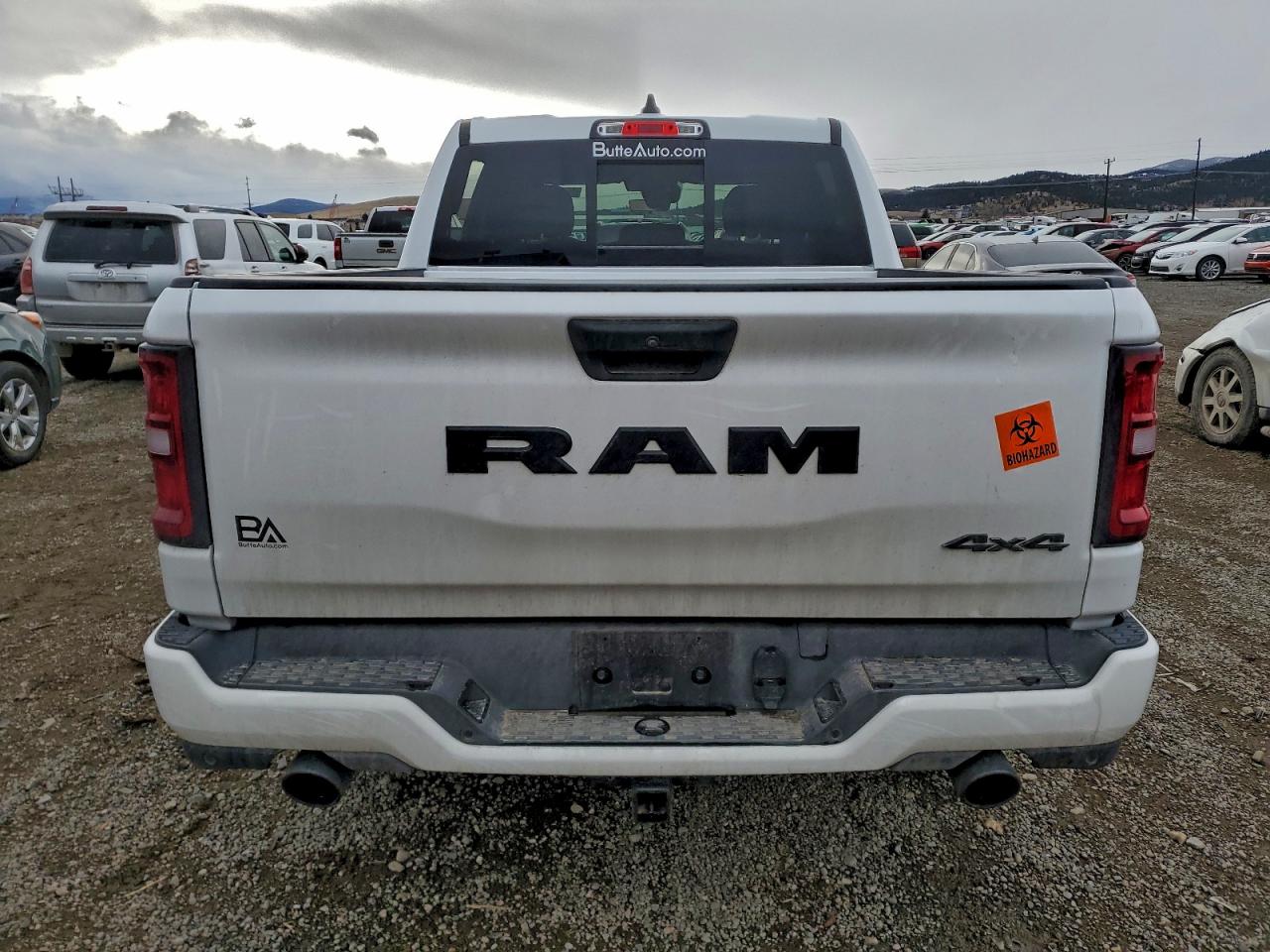 2025 Ram 1500 Tradesman White vin: 1C6SRFGP8SN701130