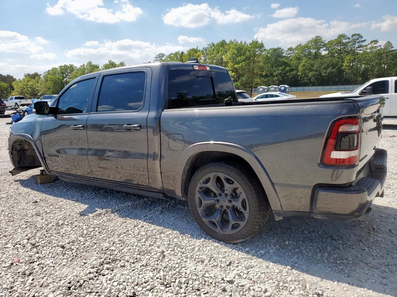 2022 Ram 1500 Limited Gray vin: 1C6SRFHT0NN450488