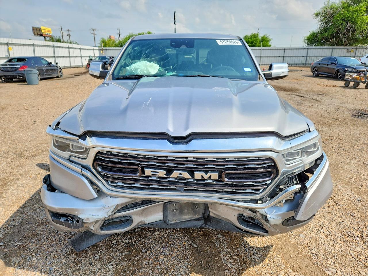 2019 Ram 1500 Limited Gray vin: 1C6SRFHT2KN632415