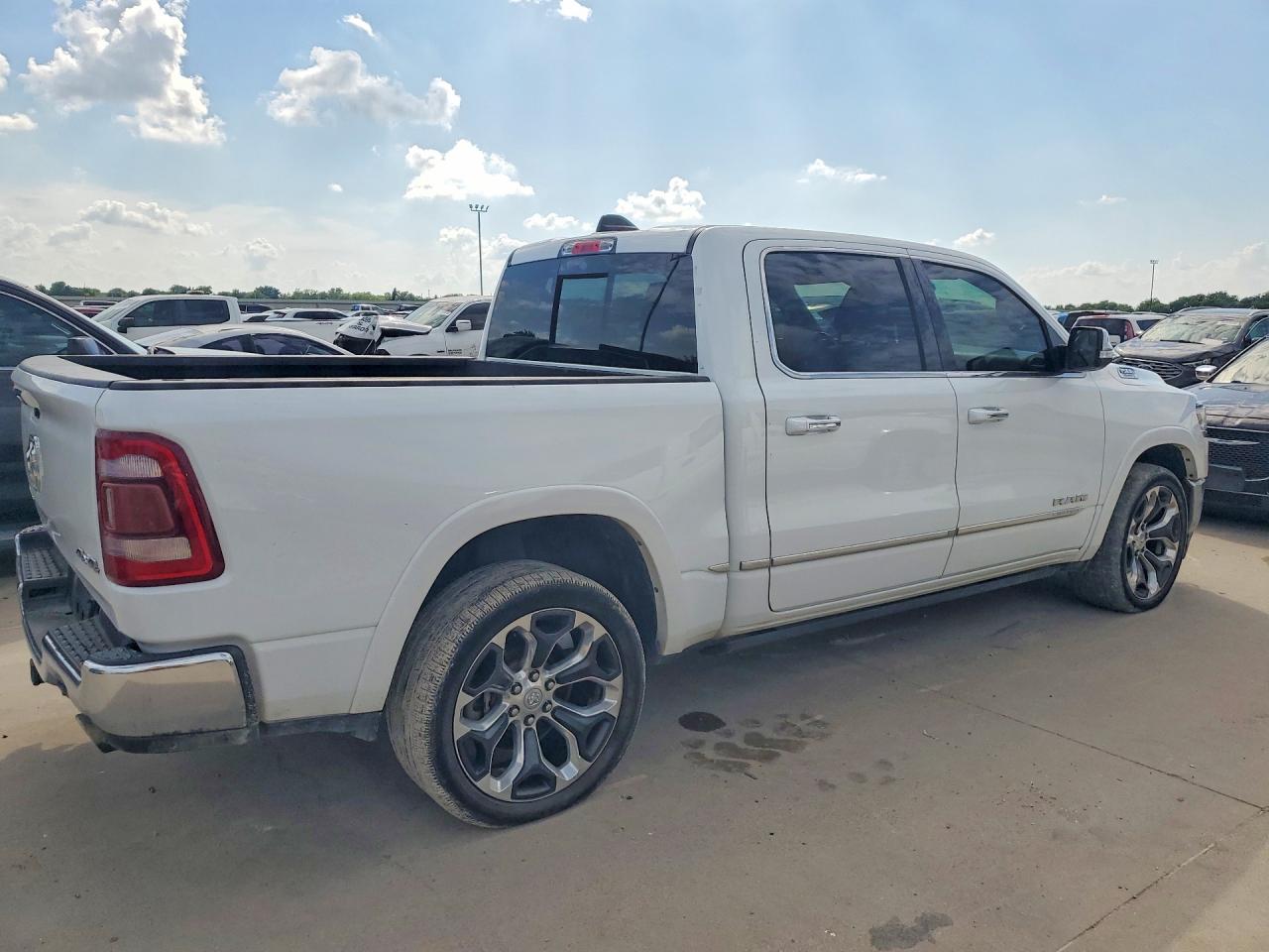 2019 Ram 1500 Limited Белый vin: 1C6SRFHT2KN814499