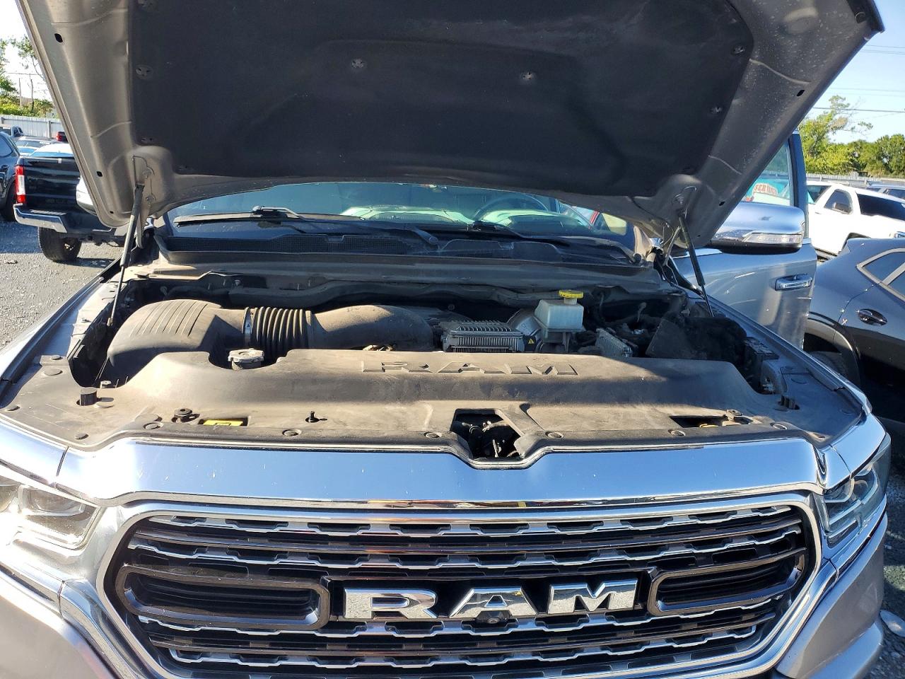 2021 Ram 1500 Limited Серый vin: 1C6SRFHT2MN675235