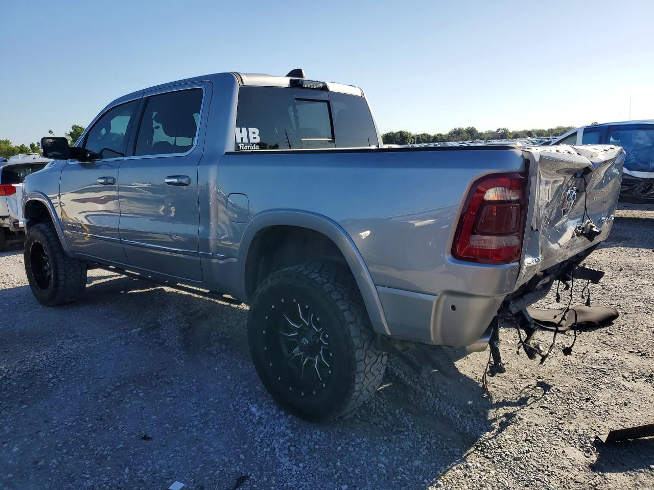 2021 Ram 1500 Limited Серый vin: 1C6SRFHT2MN675235