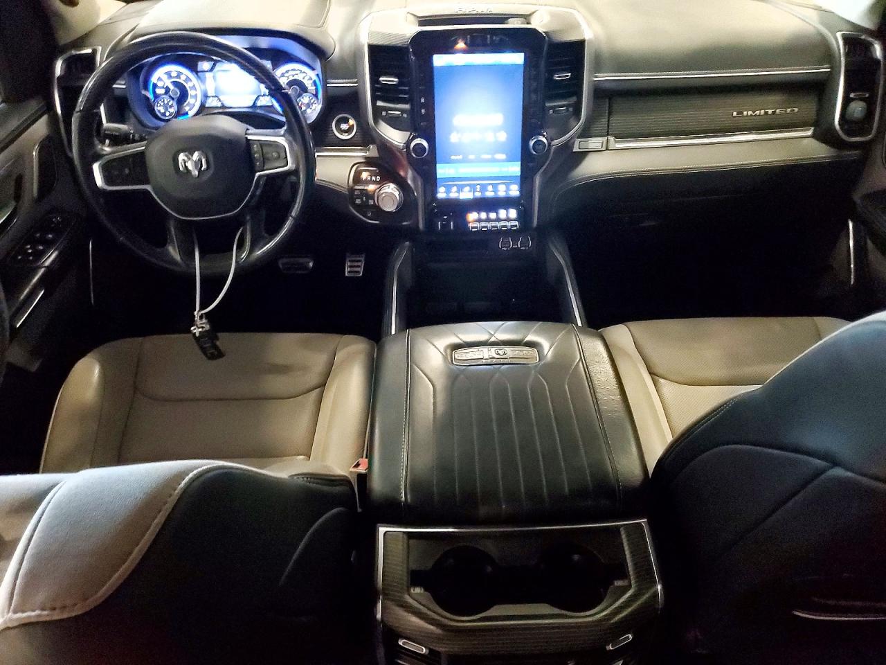 2022 Ram 1500 Limited Blue vin: 1C6SRFHT5NN169285