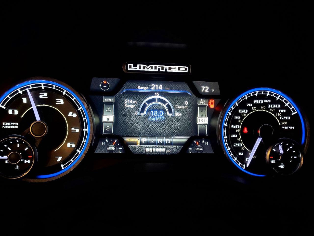 2022 Ram 1500 Limited Blue vin: 1C6SRFHT5NN169285