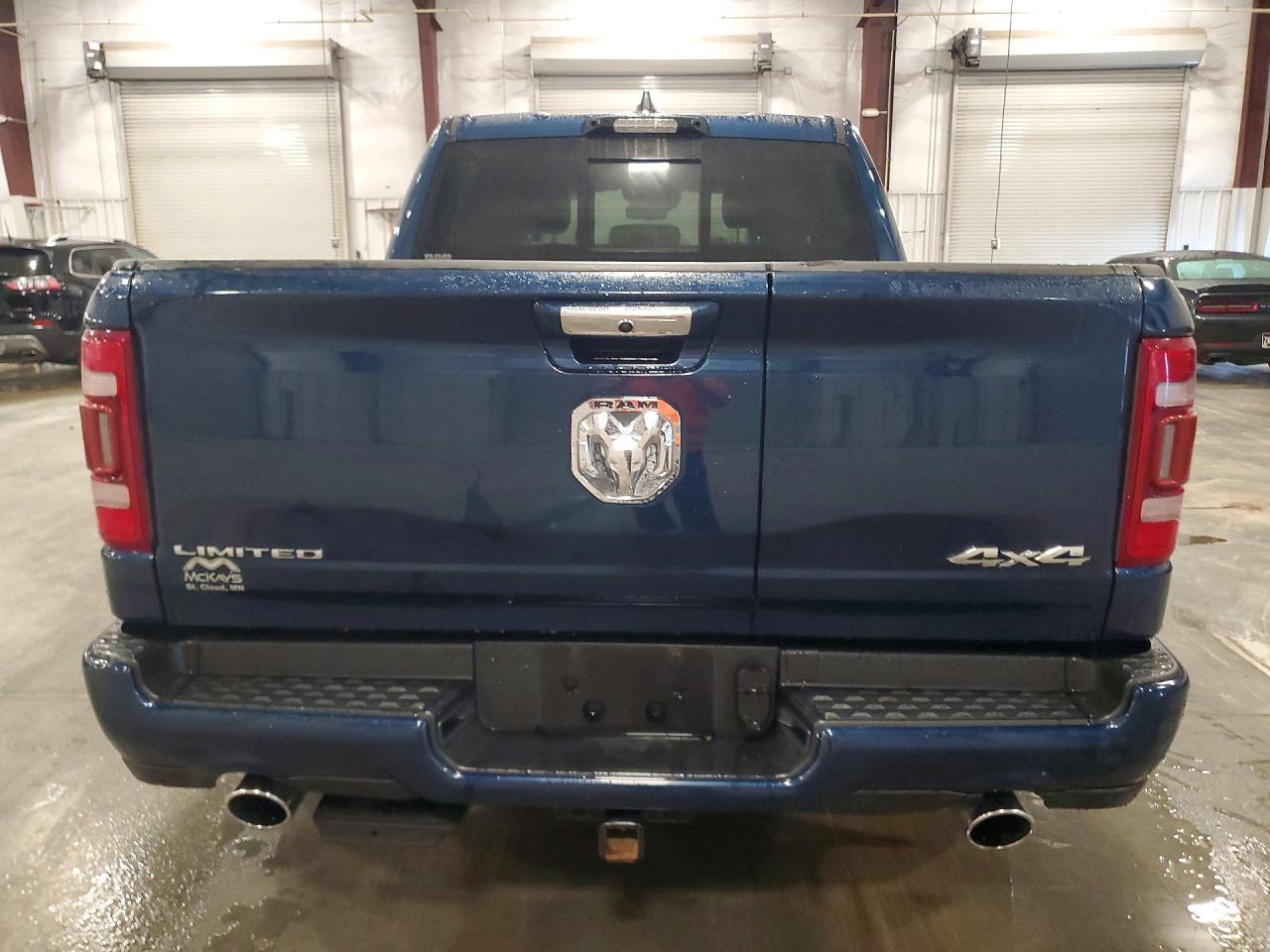 2022 Ram 1500 Limited Blue vin: 1C6SRFHT5NN169285