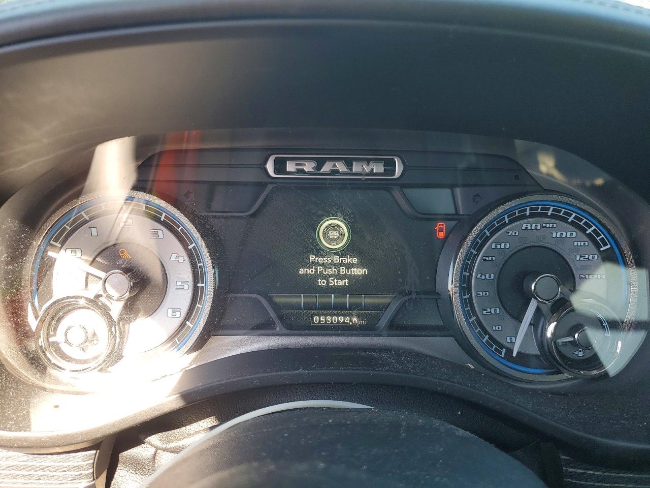 2019 Ram 1500 Limited Серый vin: 1C6SRFHT8KN572799