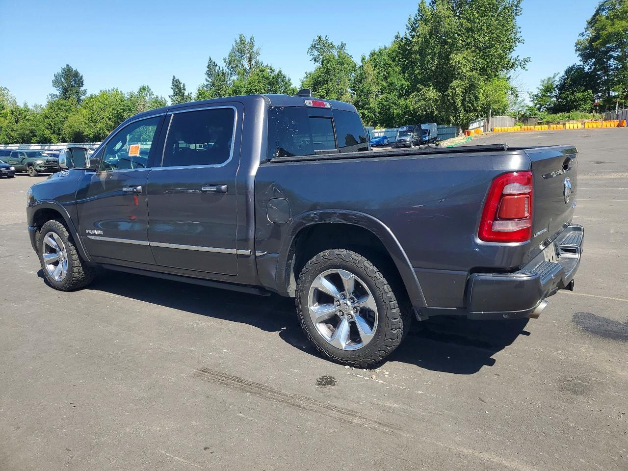 2019 Ram 1500 Limited Серый vin: 1C6SRFHT8KN572799