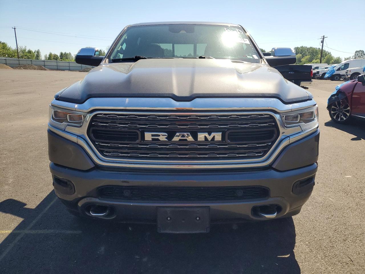 2019 Ram 1500 Limited Серый vin: 1C6SRFHT8KN572799