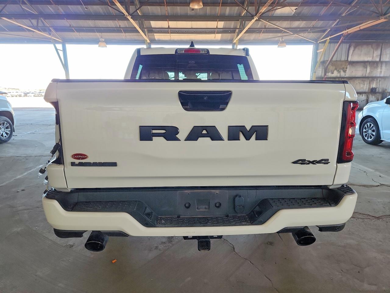 2025 Ram 1500 Laramie White vin: 1C6SRFJP5SN766560