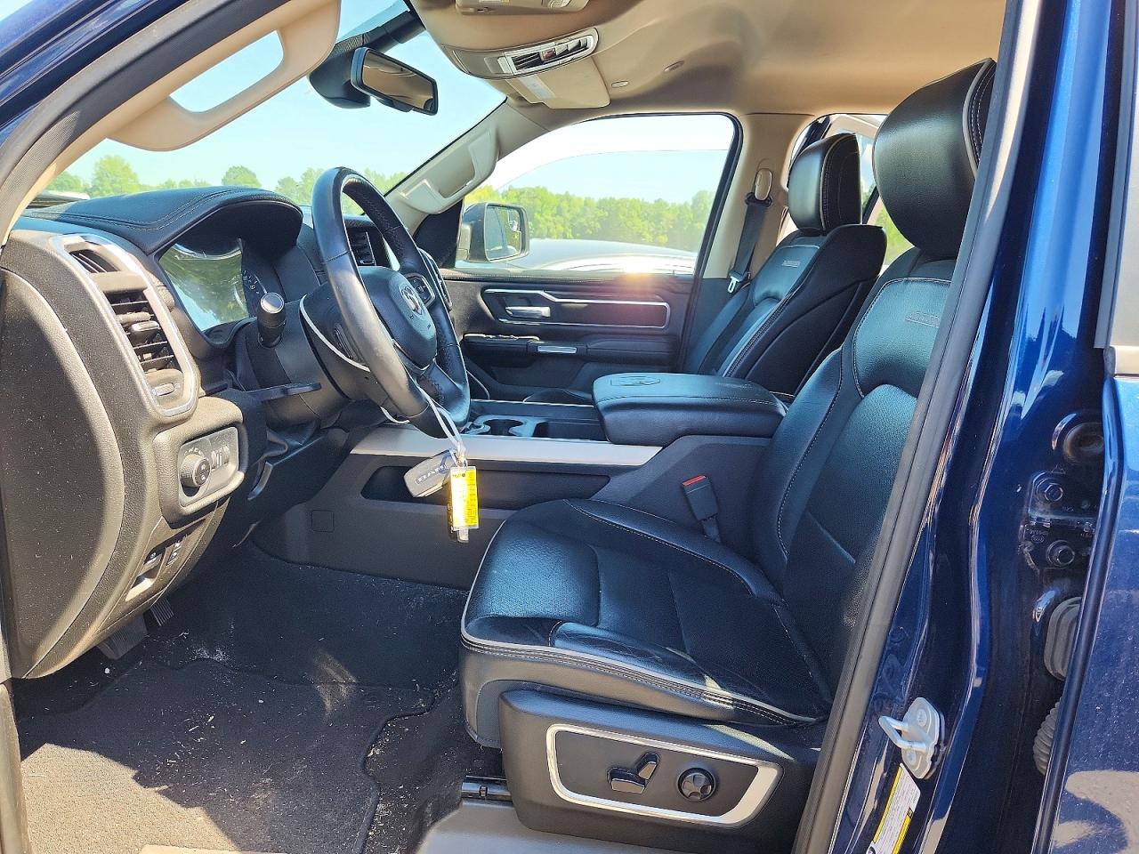 2019 Ram 1500 Laramie Blue vin: 1C6SRFJT2KN650312