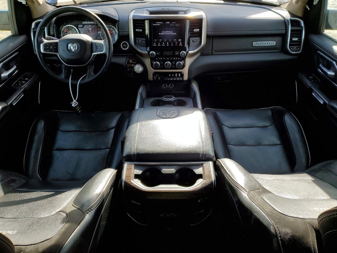 2020 Ram 1500 Laramie Blue vin: 1C6SRFJT2LN204646