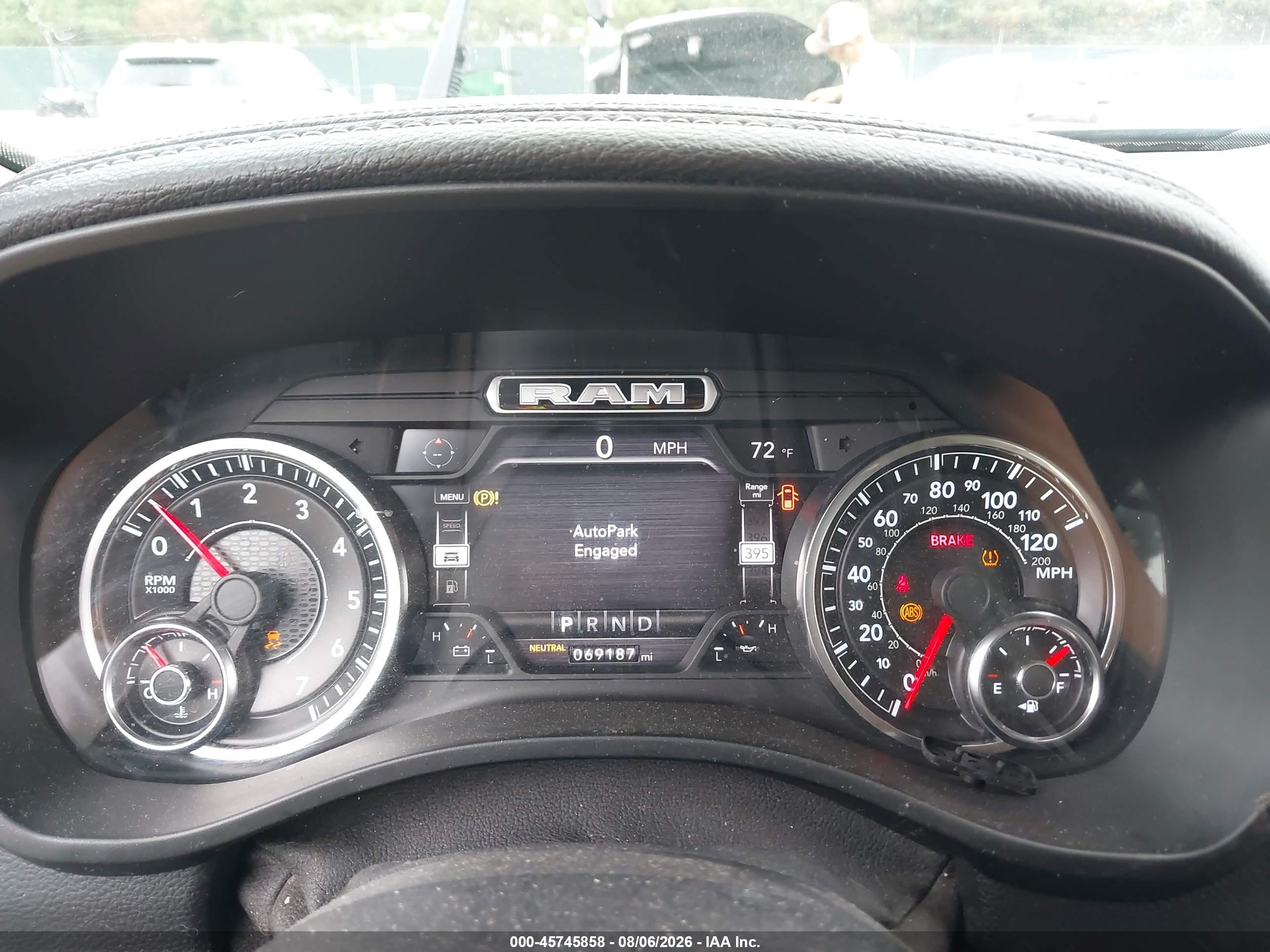 2020 Ram 1500 Laramie  4x4 5'7 Box Dark Blue vin: 1C6SRFJT5LN222476