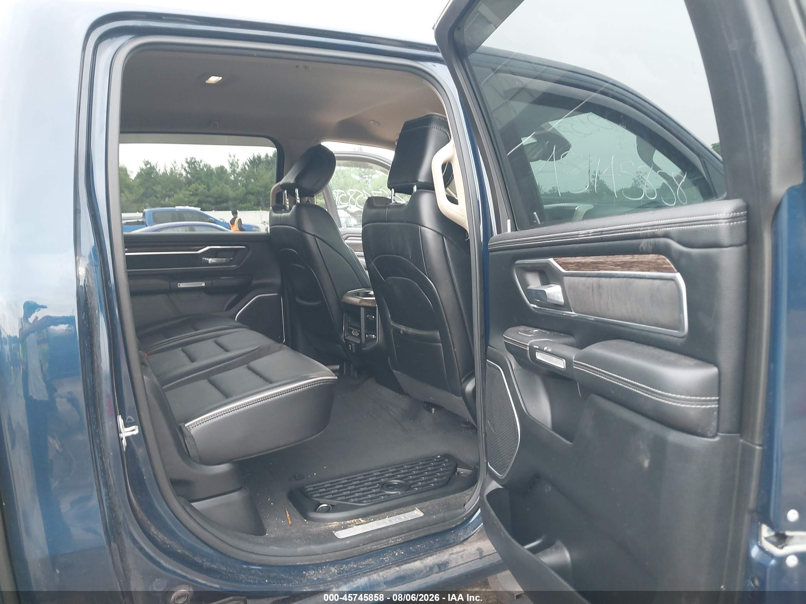 2020 Ram 1500 Laramie  4x4 5'7 Box Dark Blue vin: 1C6SRFJT5LN222476