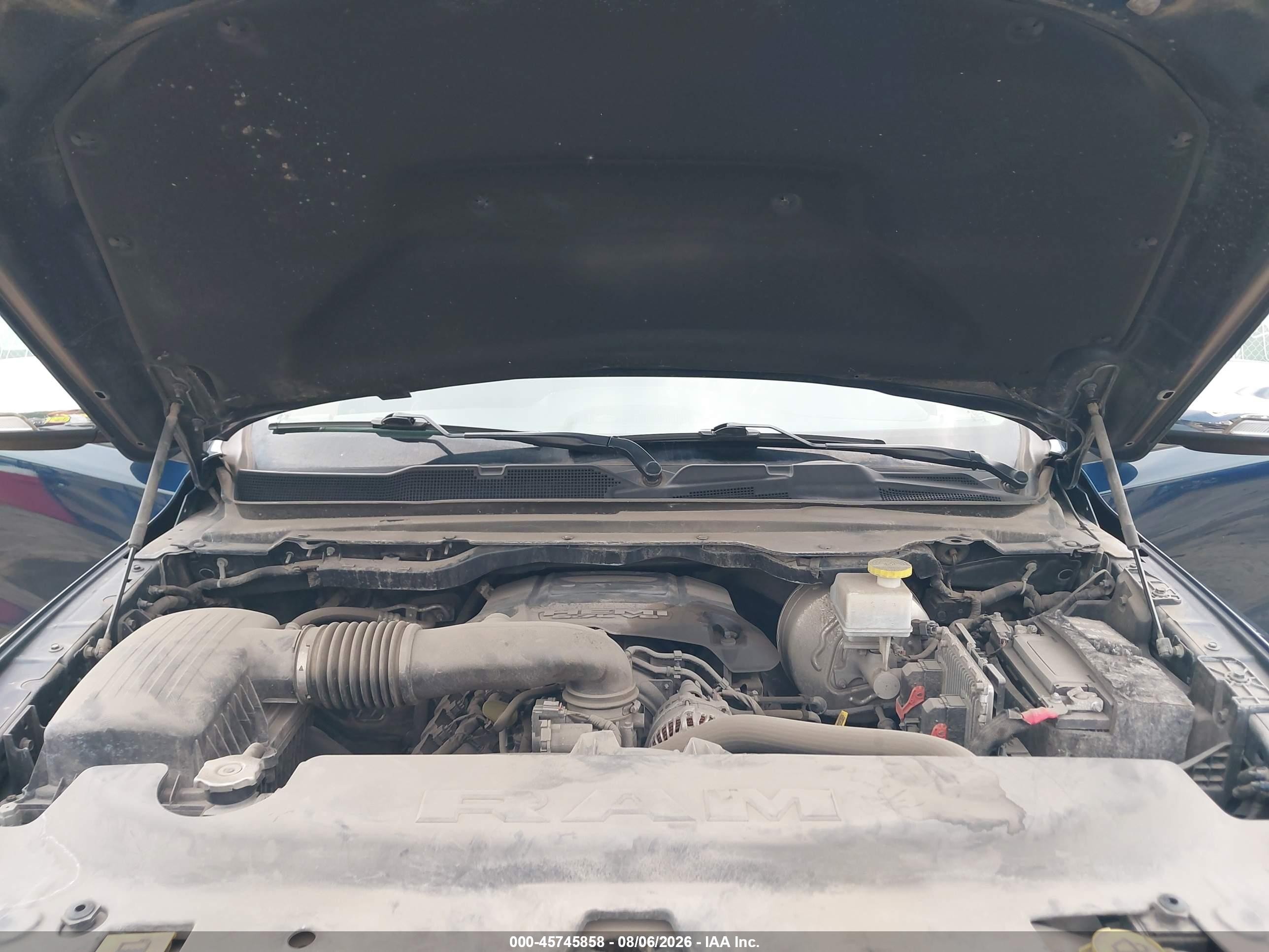 2020 Ram 1500 Laramie  4x4 5'7 Box Dark Blue vin: 1C6SRFJT5LN222476