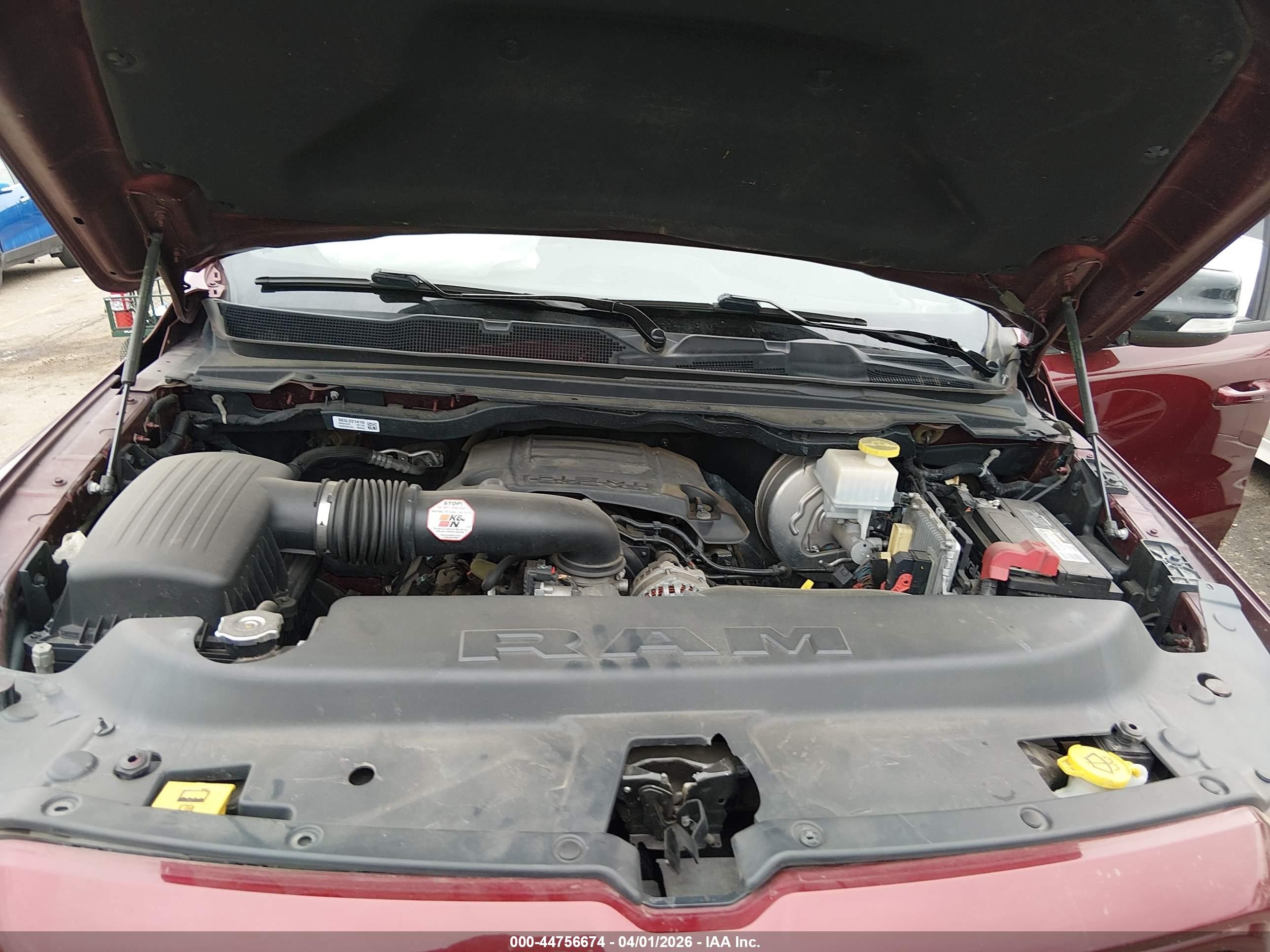 2019 Ram 1500   Maroon vin: 1C6SRFJT8KN823220