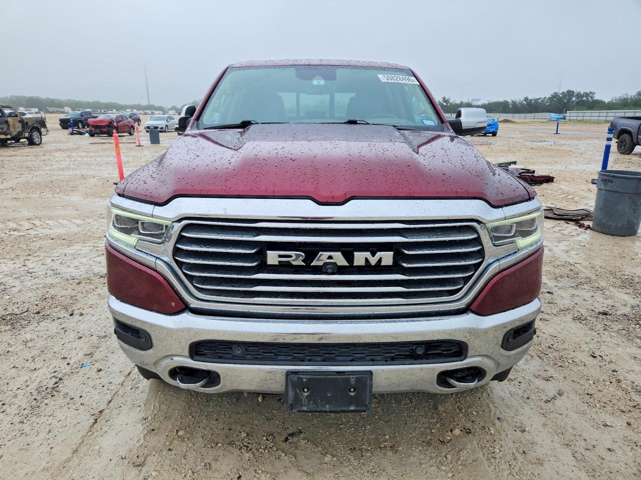 2021 Ram 1500 Longhorn Red vin: 1C6SRFKM9MN592533