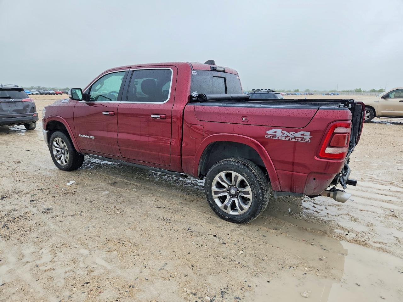 2021 Ram 1500 Longhorn Red vin: 1C6SRFKM9MN592533