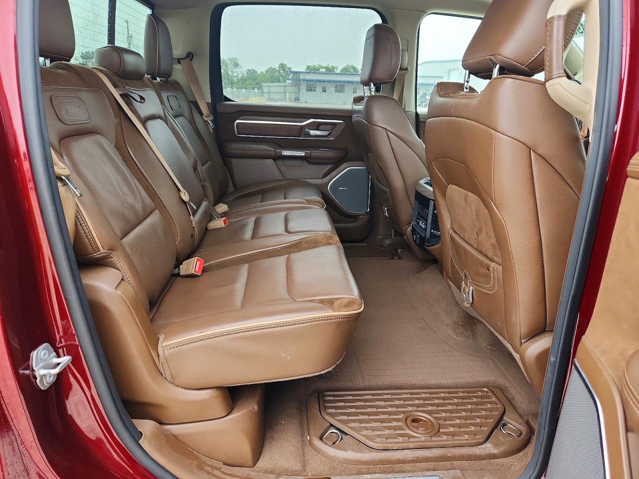 2021 Ram 1500 Longhorn Red vin: 1C6SRFKM9MN592533