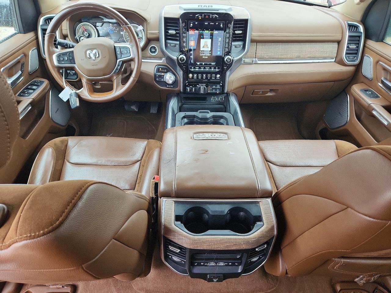2021 Ram 1500 Longhorn Red vin: 1C6SRFKM9MN592533