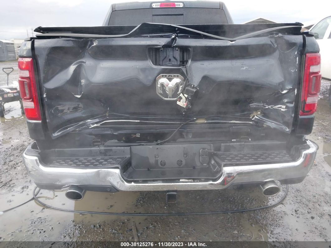 2019 Ram 1500 Longhorn  4x4 5'7" Box Gray vin: 1C6SRFKT4KN839543