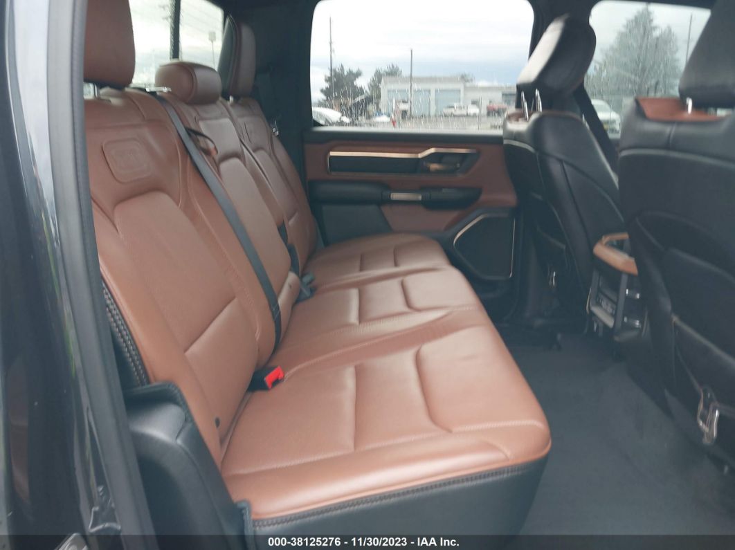 2019 Ram 1500 Longhorn  4x4 5'7" Box Gray vin: 1C6SRFKT4KN839543