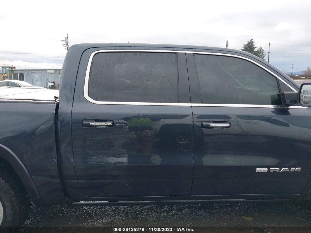 2019 Ram 1500 Longhorn  4x4 5'7" Box Gray vin: 1C6SRFKT4KN839543