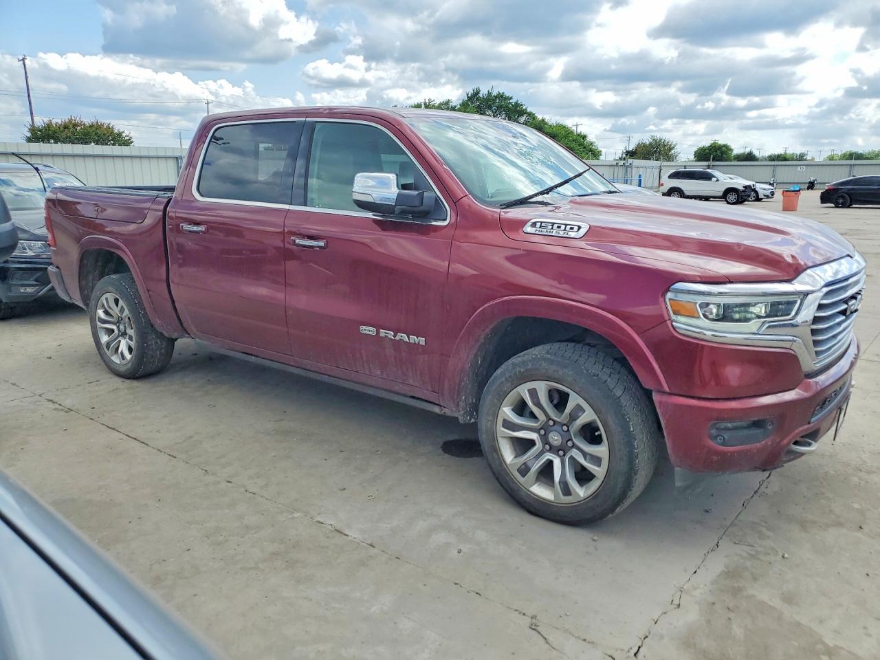2020 Ram 1500 Longhorn Burgundy vin: 1C6SRFKT5LN244606