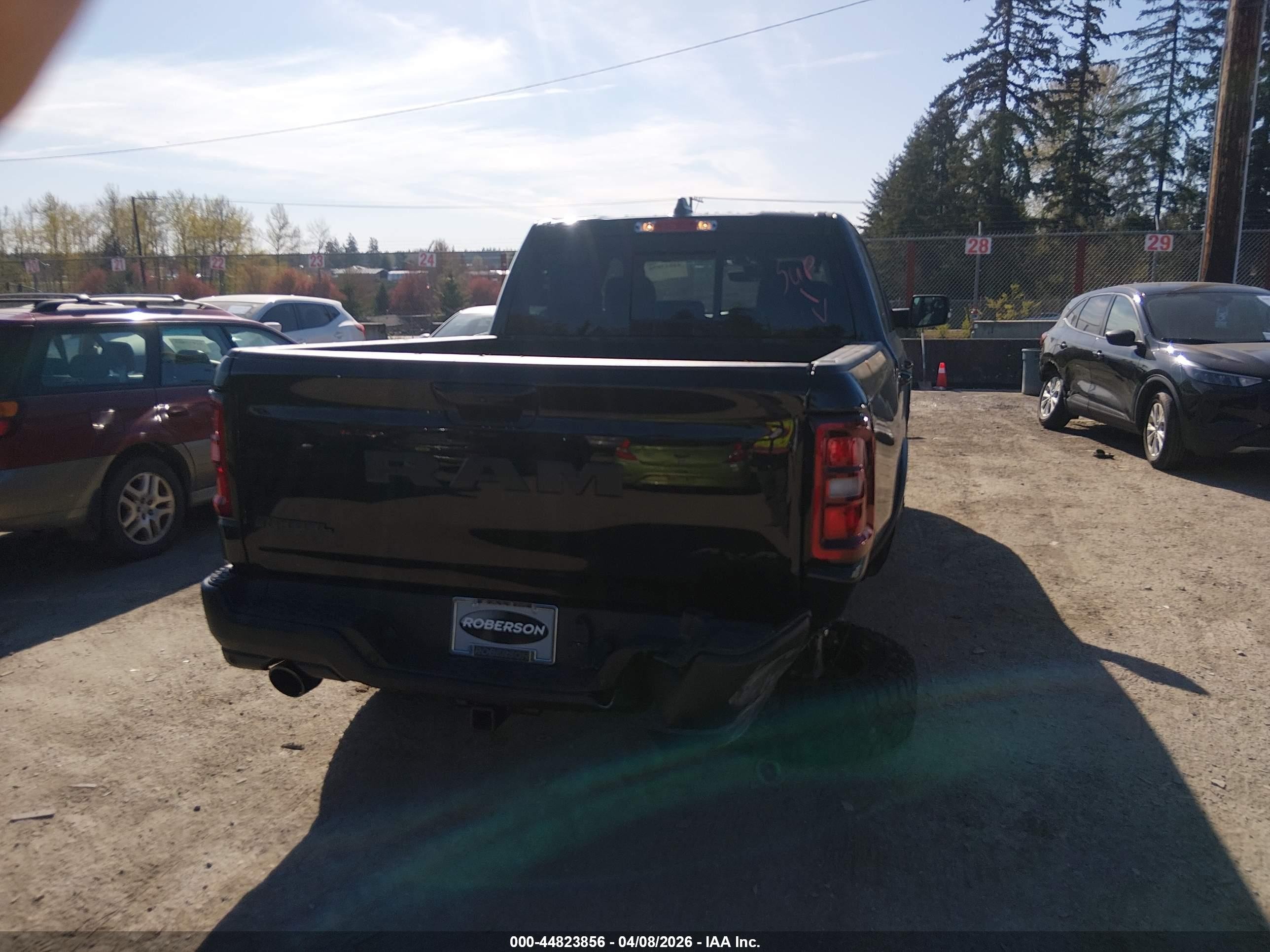 2025 Ram 1500 Rebel  4x4 5'7 Box Black vin: 1C6SRFLP1SN746545