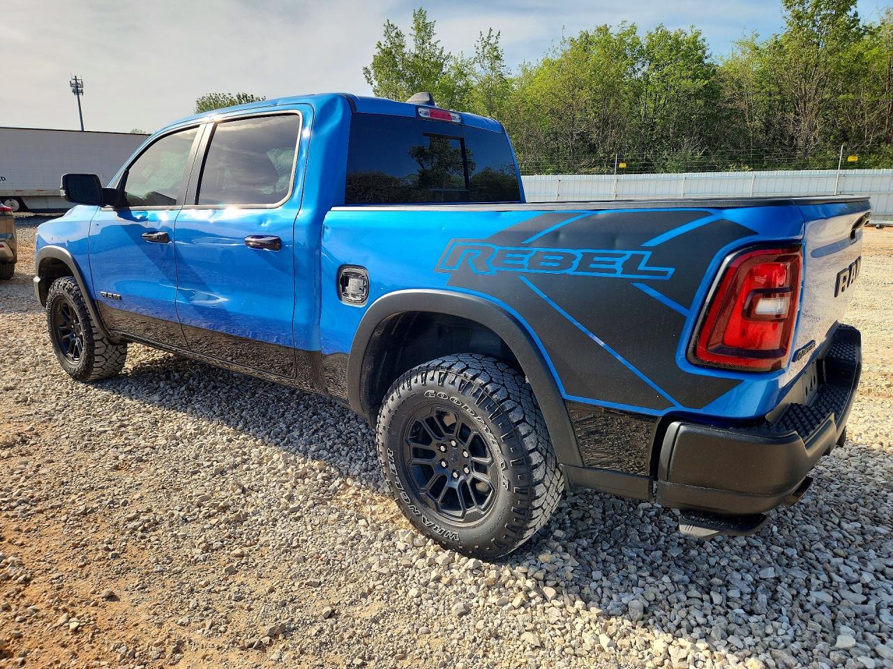 2025 Ram 1500 Rebel Blue vin: 1C6SRFLPXSN591882