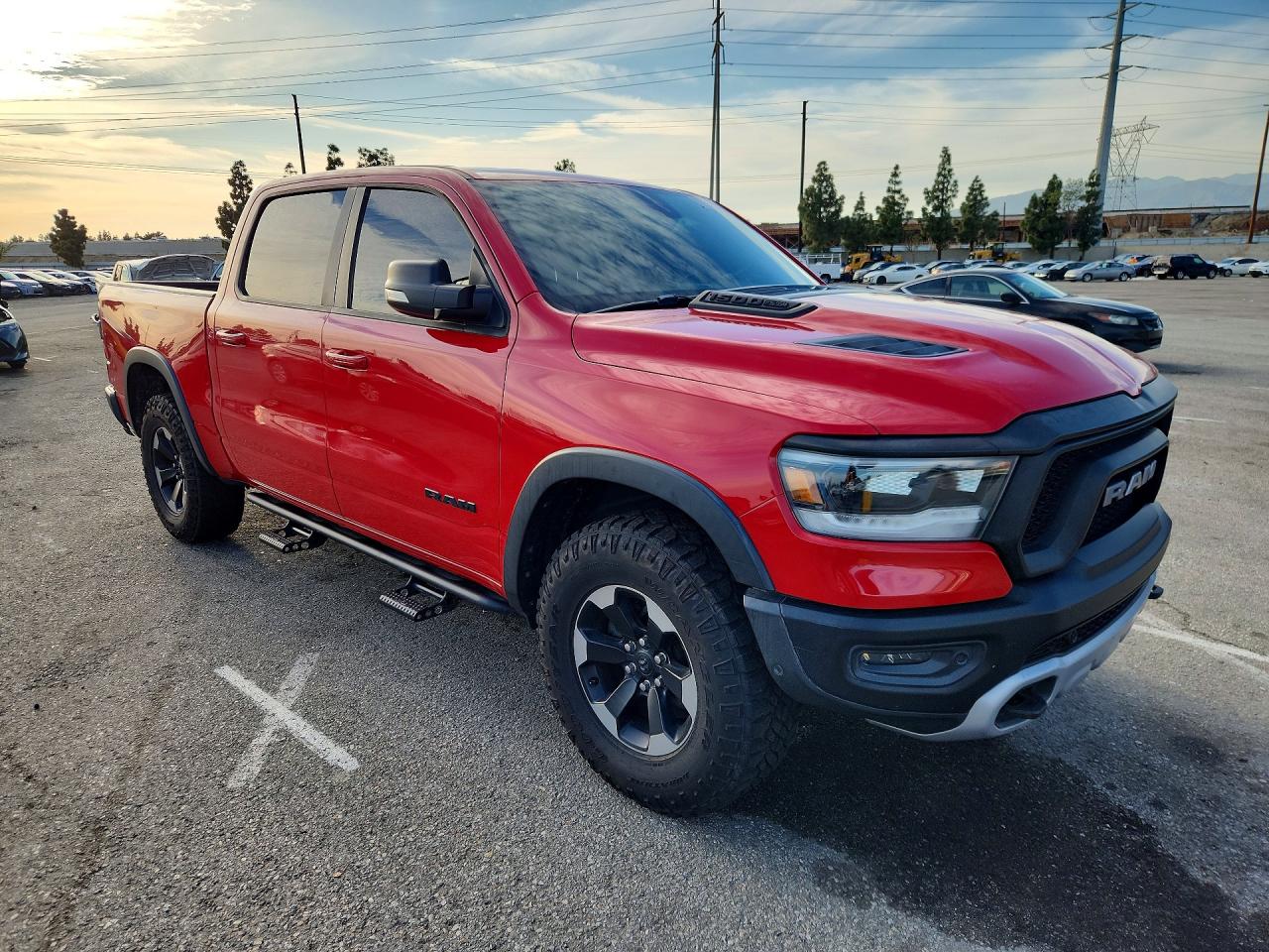 2019 Ram 1500 Rebel Red vin: 1C6SRFLT0KN569807