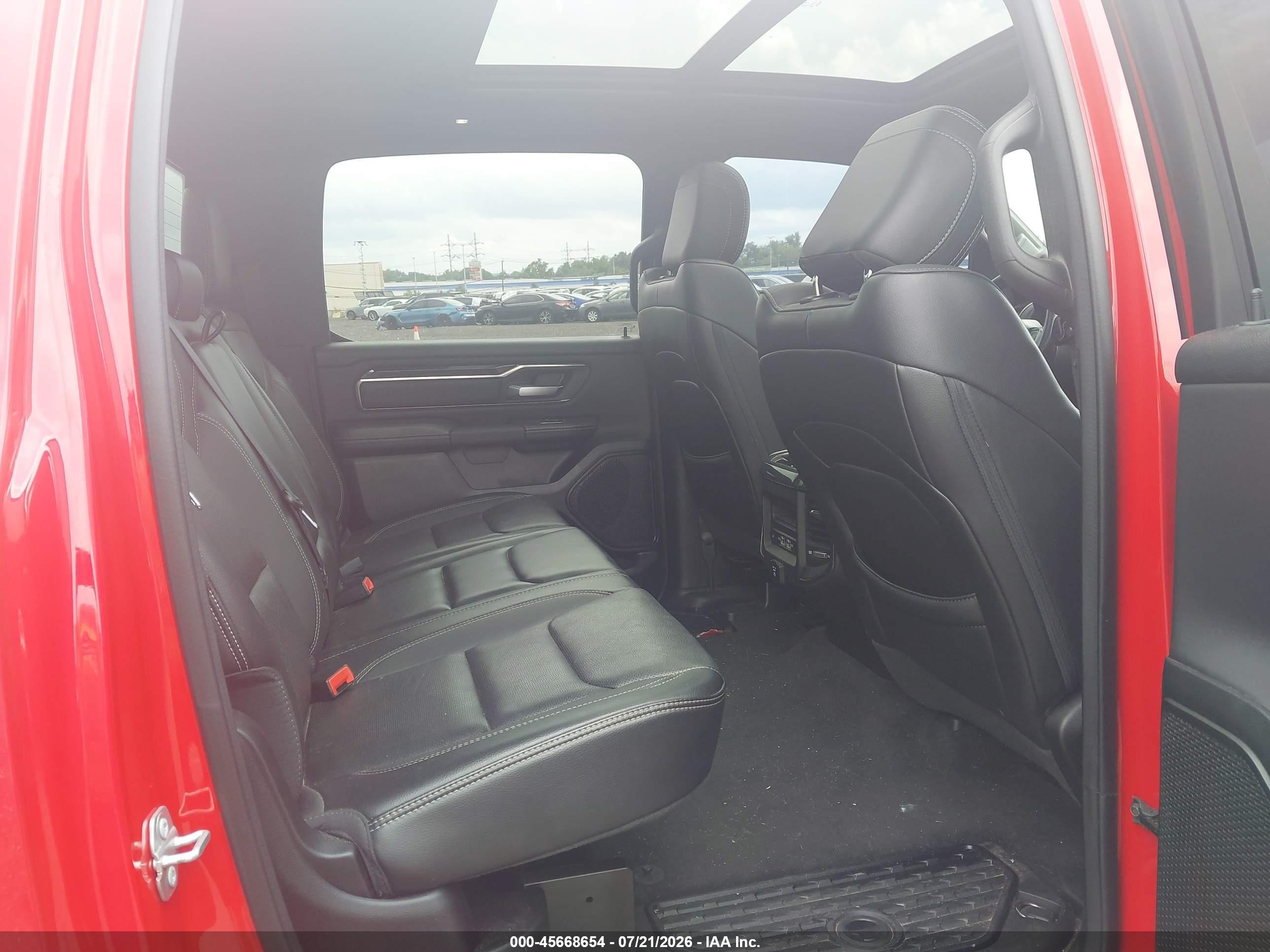 2022 Ram 1500 Rebel  4x4 5'7 Box Red vin: 1C6SRFLT2NN100786
