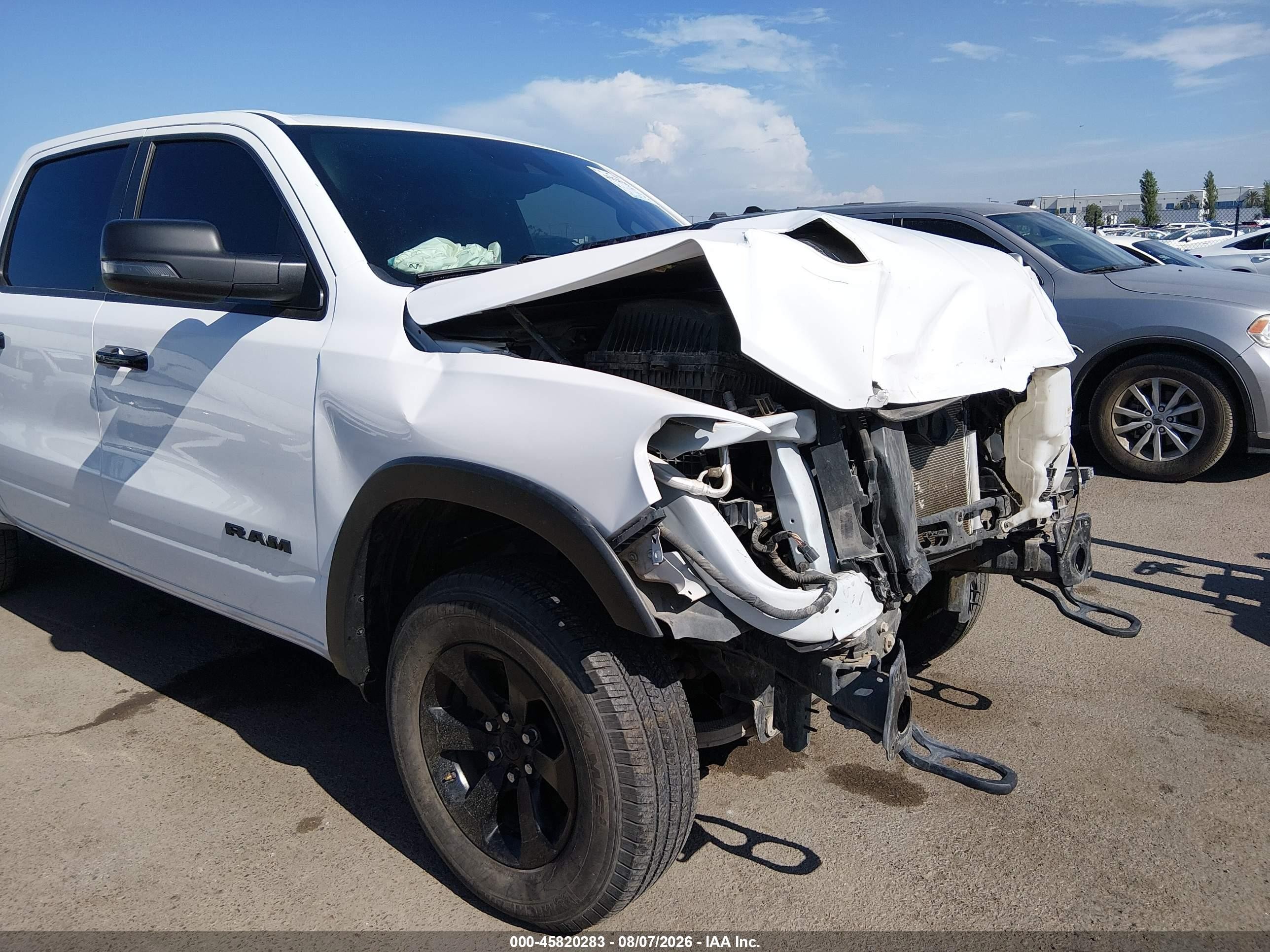 2023 Ram 1500 Rebel  4x4 5'7 Box Белый vin: 1C6SRFLT2PN598992