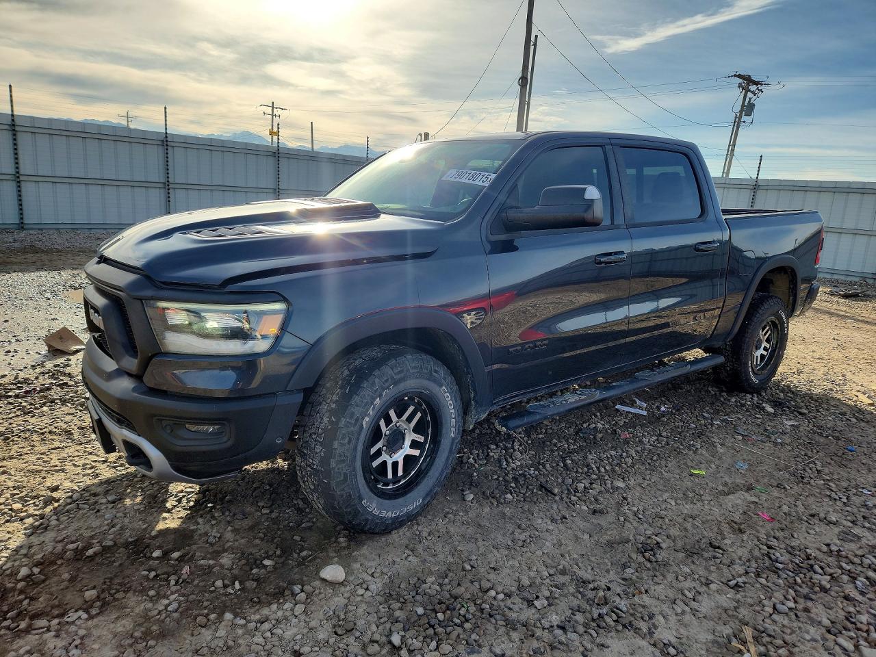 2019 Ram 1500 Rebel Черный vin: 1C6SRFLT3KN629112