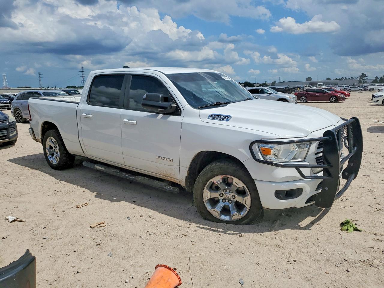 2021 Ram 1500 Big Horn White vin: 1C6SRFMT4MN822208