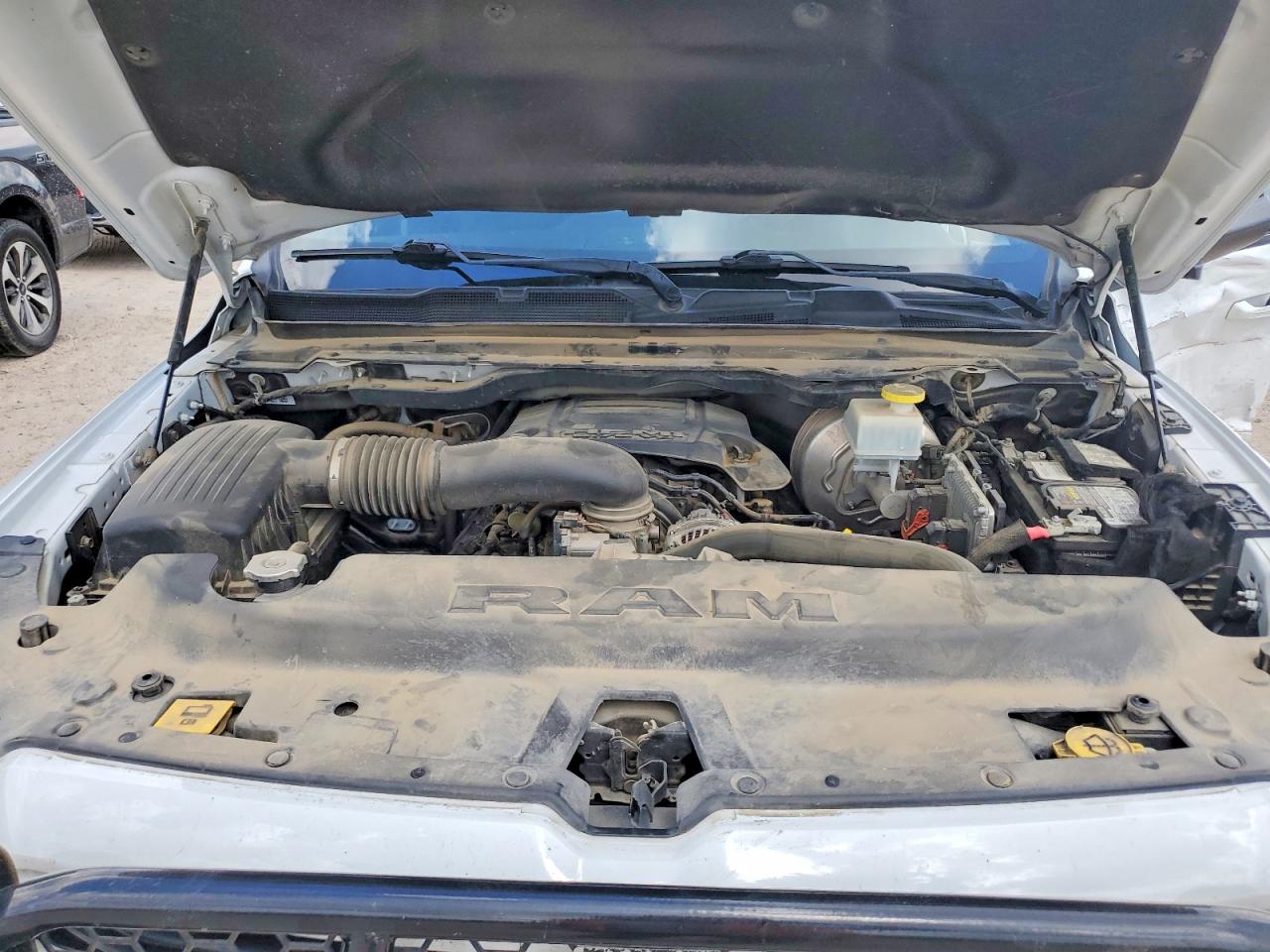 2021 Ram 1500 Big Horn White vin: 1C6SRFMT4MN822208