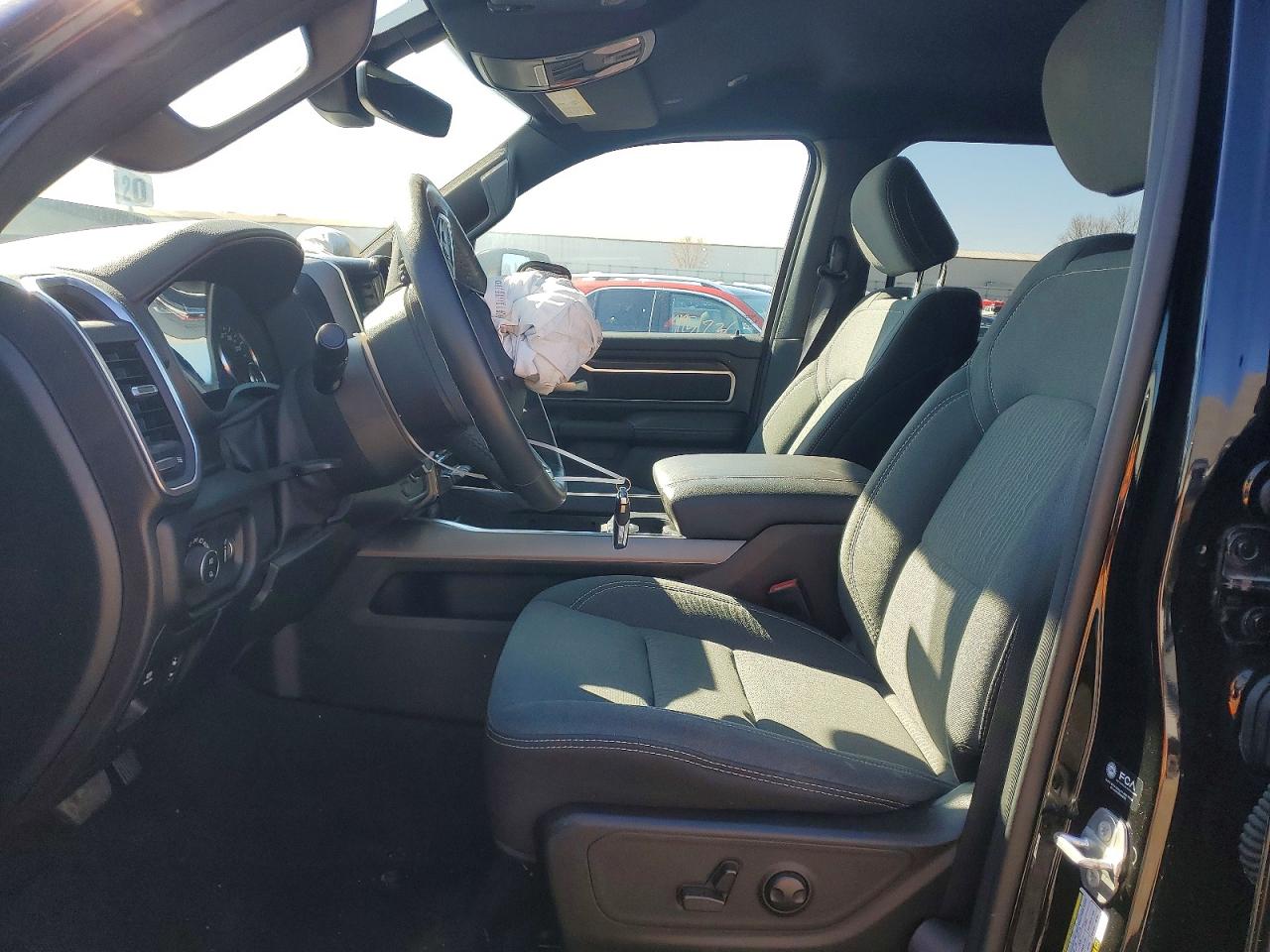 2024 Ram 1500 Big Horn Black vin: 1C6SRFMT5RN139182