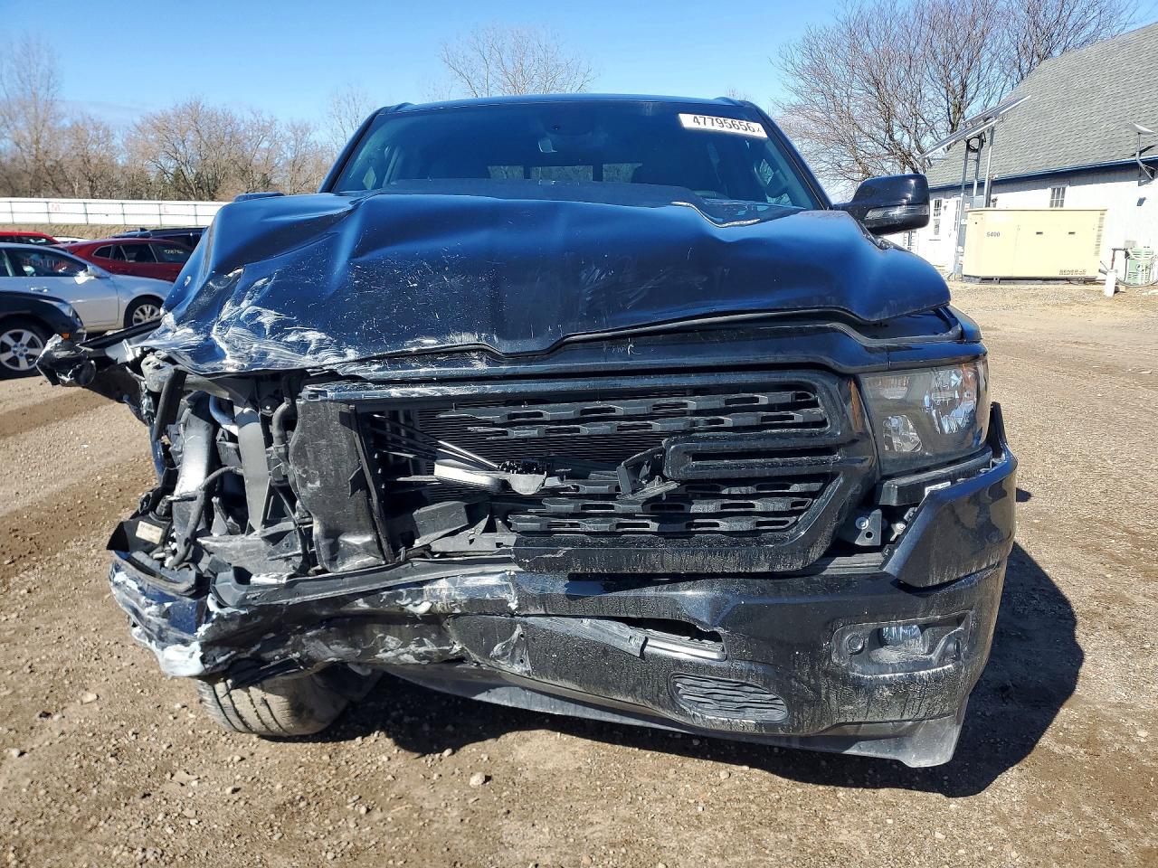 2024 Ram 1500 Big Horn Black vin: 1C6SRFMT5RN139182