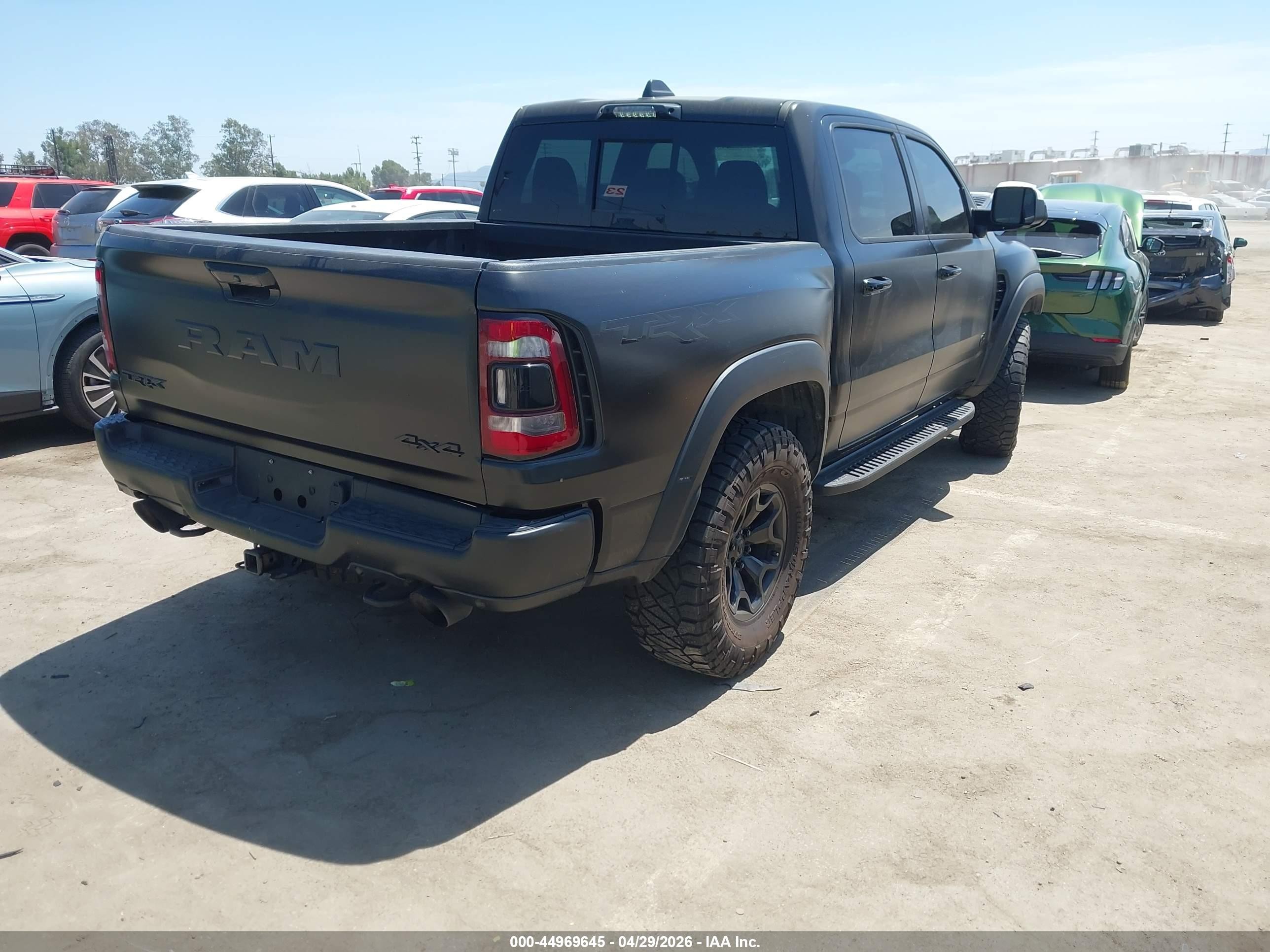 2022 Ram 1500 Trx  4x4 5'7 Box Black vin: 1C6SRFU91NN353522