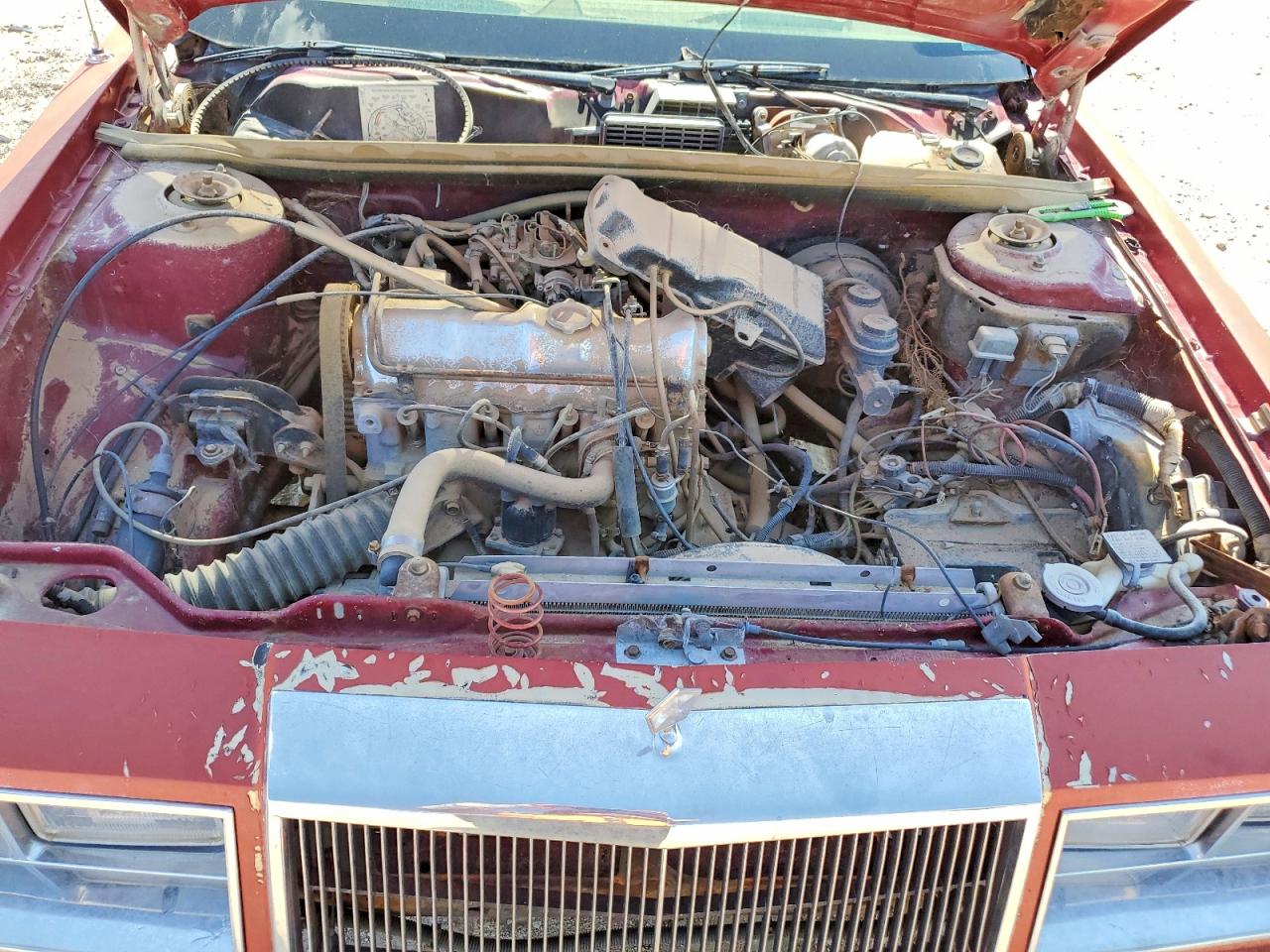 1983 Chrysler Lebaron Red vin: 1CSBC55C6DG155606
