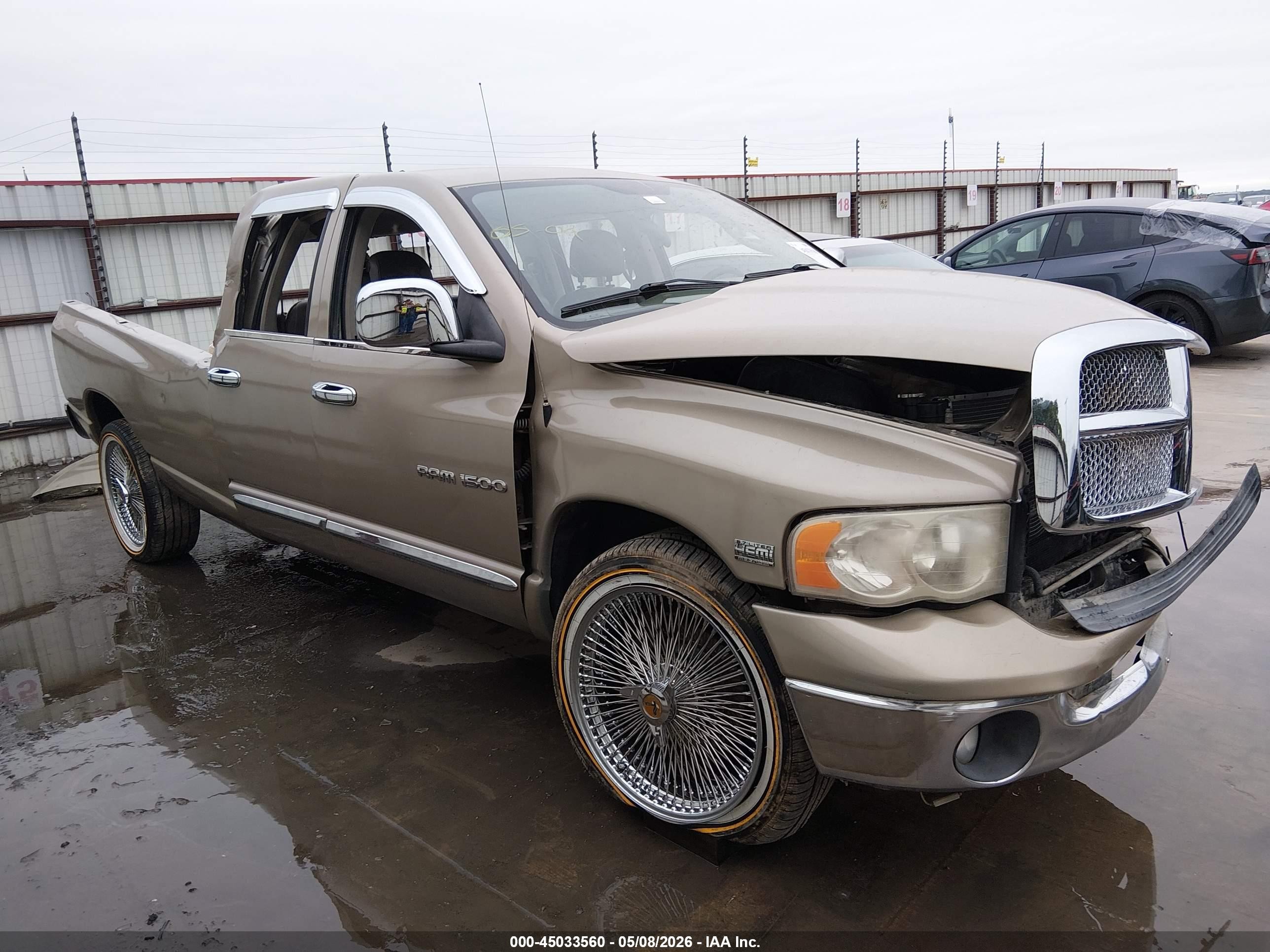 2004 Dodge Ram 1500 Slt/laramie Champagne vin: 1D3HA18D34J189439