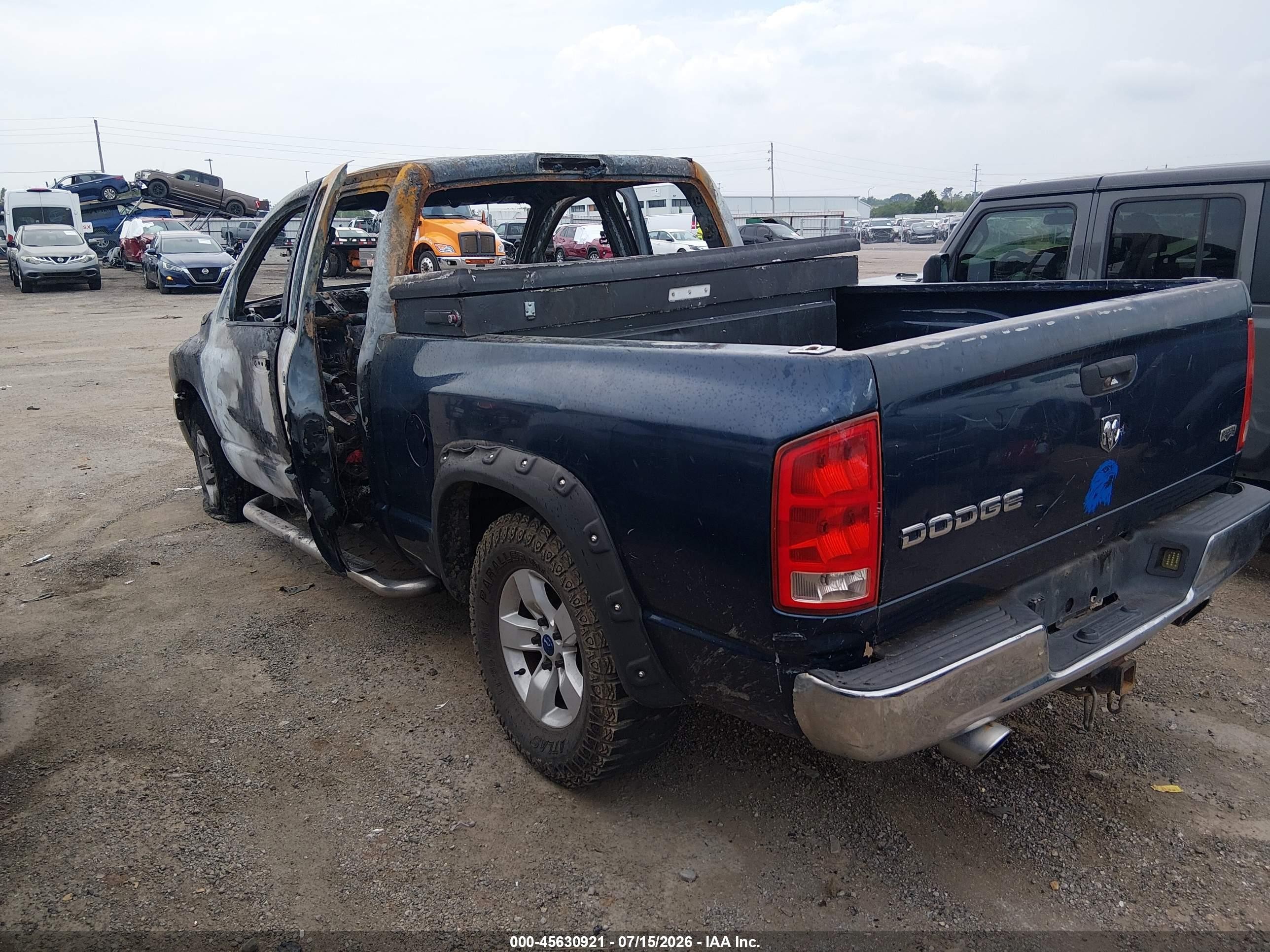 2003 Dodge Ram 1500 Slt/laramie/st Blue vin: 1D3HA18Z03J556744