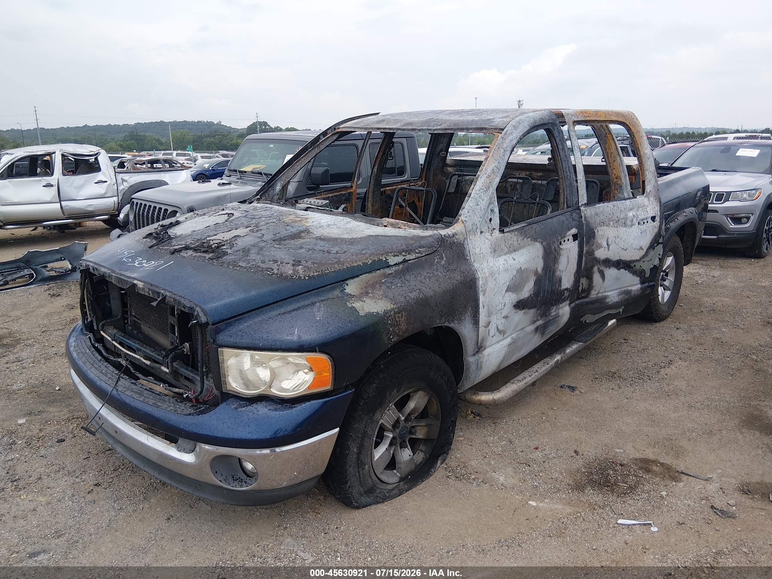 2003 Dodge Ram 1500 Slt/laramie/st Blue vin: 1D3HA18Z03J556744